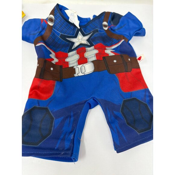 Lot of Build A Bear Clothes & Shoes Cars Slippers Captain America NFL Shirt - Picture 4 of 4